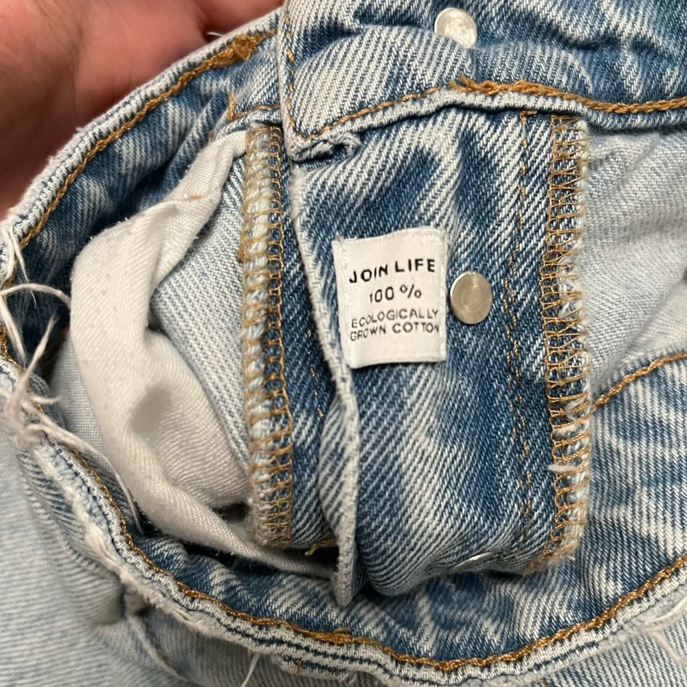 Zara Light Blue Straight Jeans - Picture 3 of 5